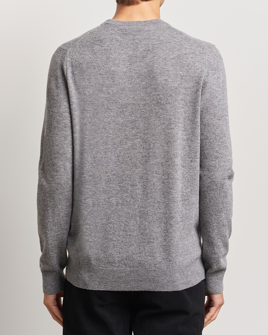 Herre | Gensere | Lyle & Scott | Lambswool Crew Neck Pullover Mid Grey Marl