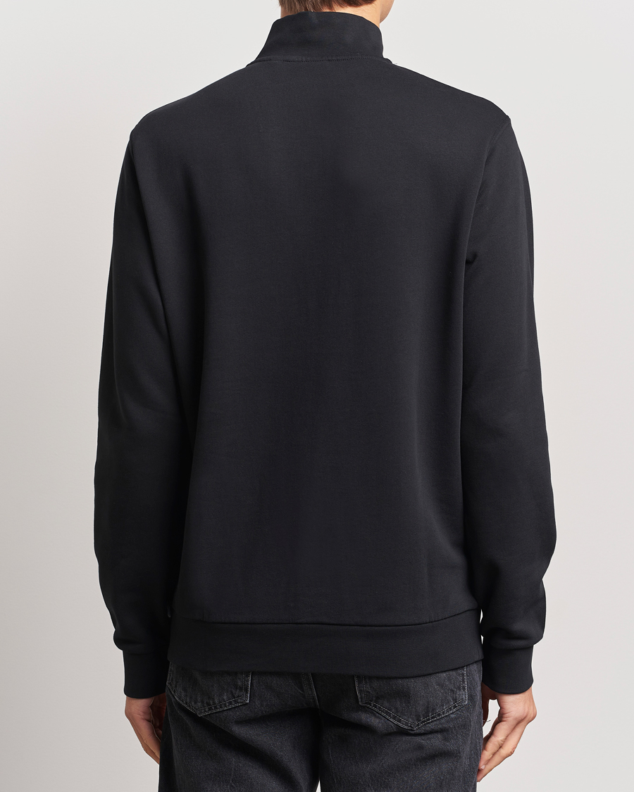 Herre | Gensere | Lyle & Scott | Loopback Half Zip Sweater Jet Black