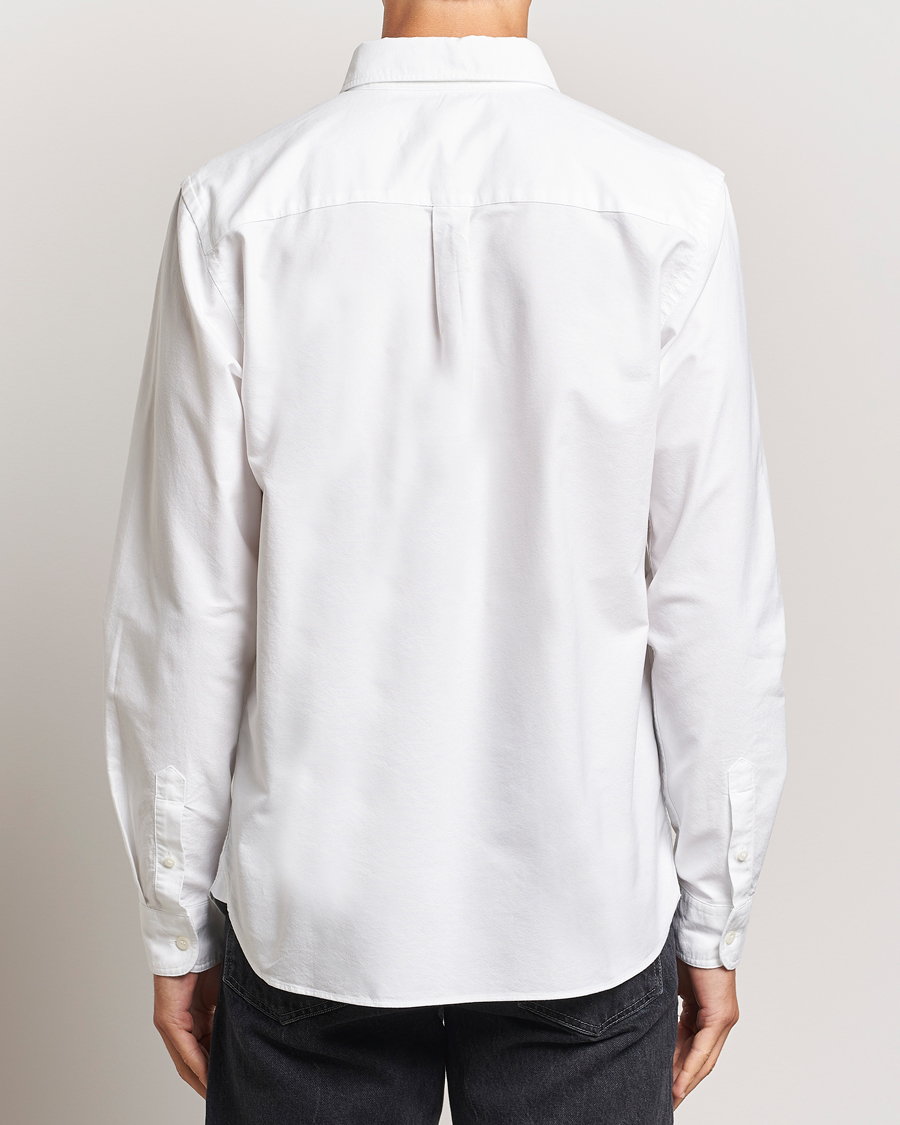Herre | Skjorter | Lyle & Scott | Tonal Eagle Plain Oxford Shirt White