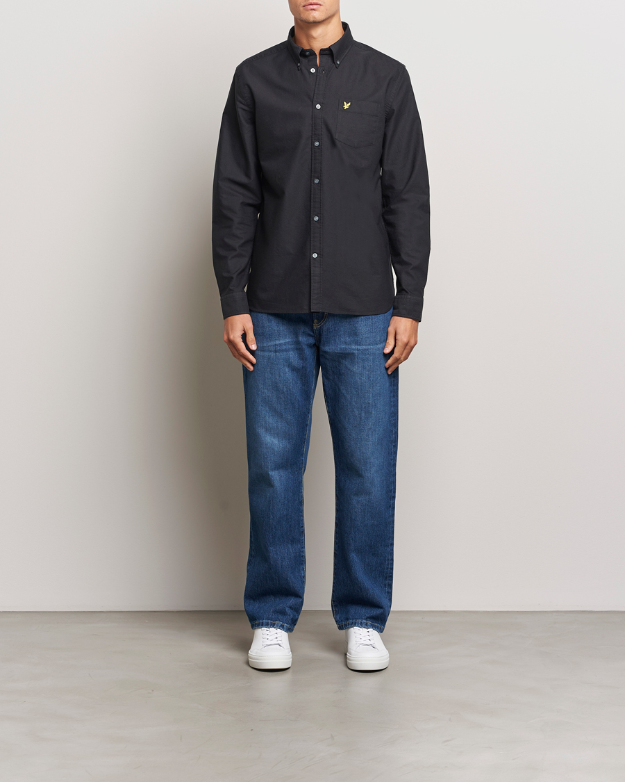 Herre | Skjorter | Lyle & Scott | Lightweight Oxford Shirt Jet Black