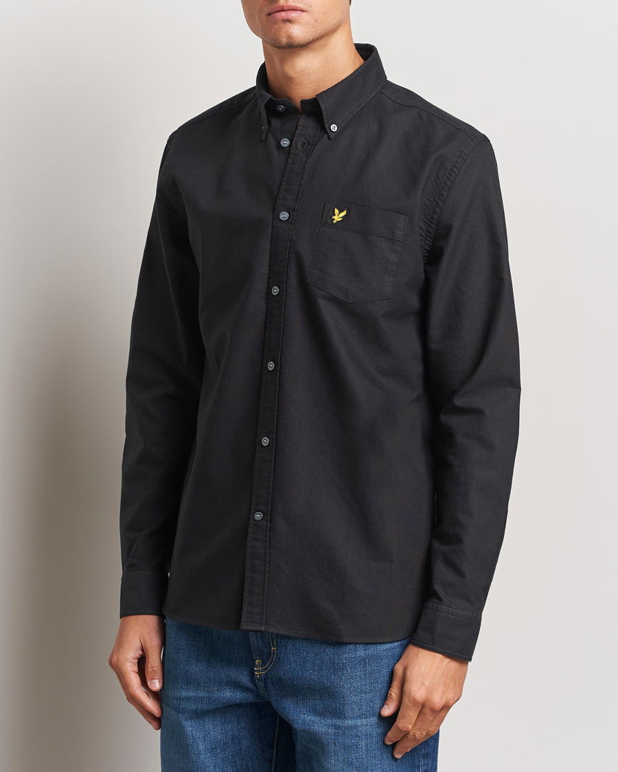 Herre | Skjorter | Lyle & Scott | Lightweight Oxford Shirt Jet Black