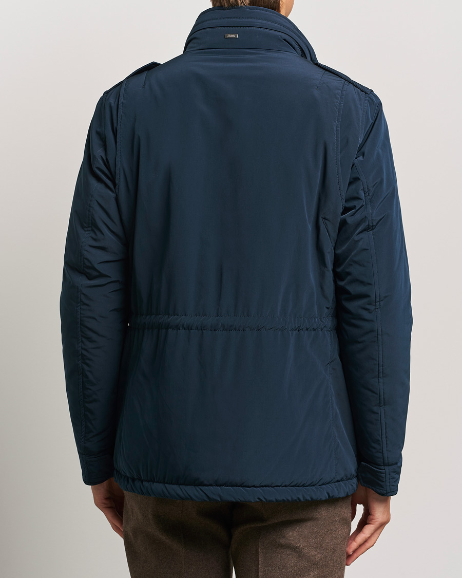 Herre | Jakker | Herno | Soft Nylon Field Jacket Navy