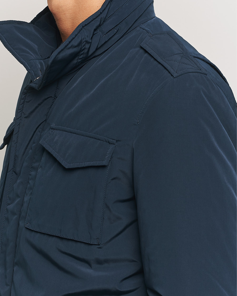 Herre | Jakker | Herno | Soft Nylon Field Jacket Navy