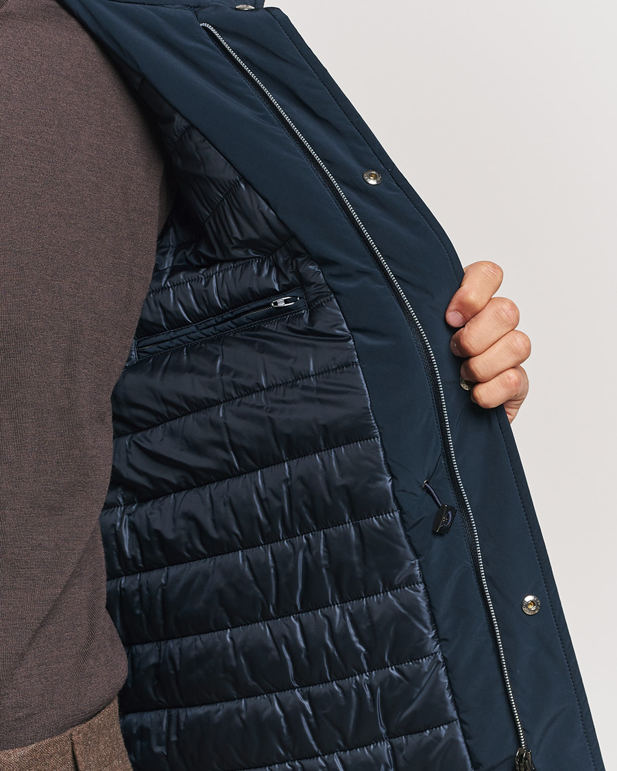 Herre | Jakker | Herno | Soft Nylon Field Jacket Navy