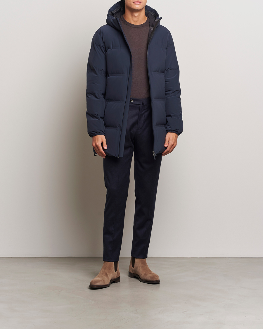 Herre | Jakker | Herno | Laminar Stretch Down Parka Navy