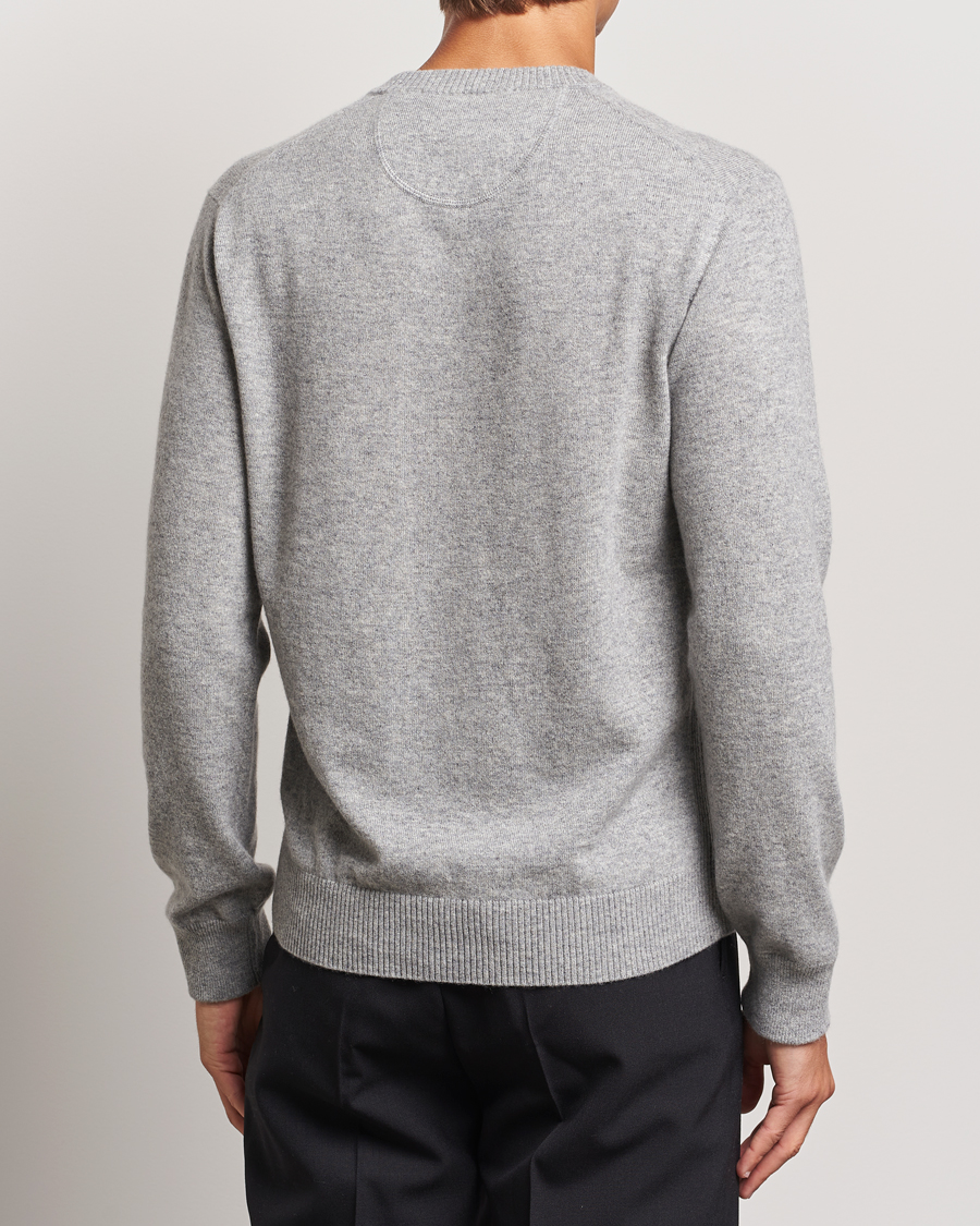 Herre | Gensere | Orlebar Brown | Levar Cashmere Crewneck Oyster Grey