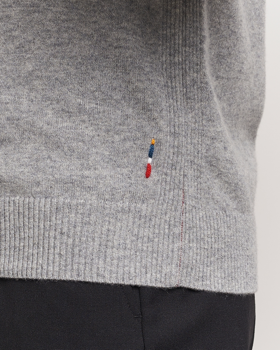 Herre | Gensere | Orlebar Brown | Levar Cashmere Crewneck Oyster Grey
