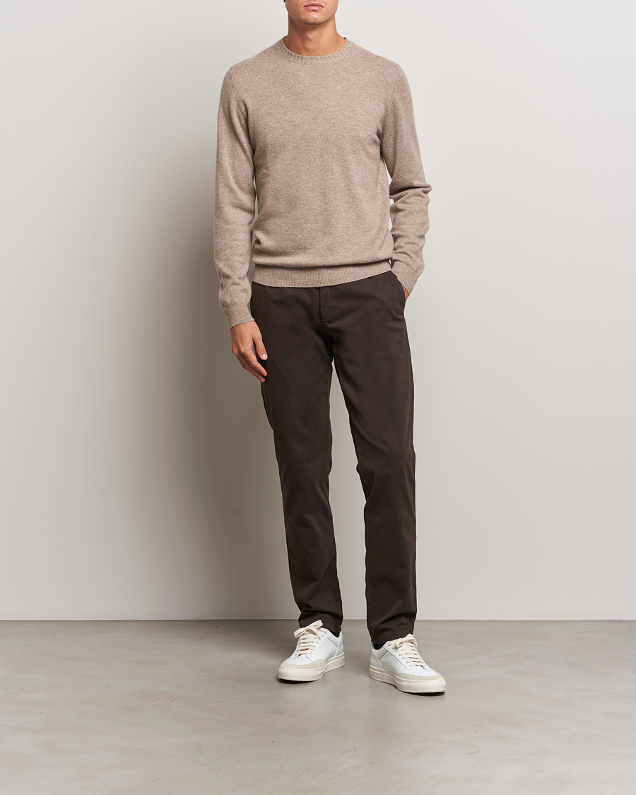 Herre | Bukser | Orlebar Brown | Fallon Stretch Cotton Trousers Truffle