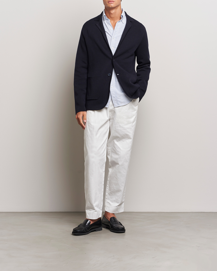 Herre | Dressjakker | Orlebar Brown | Reiner Textured Lightweigt Blazer Night Iris