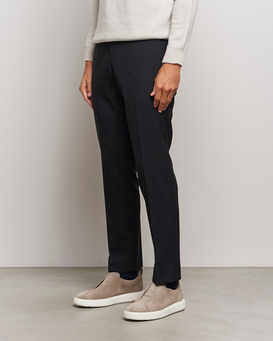 Herre | Santoni Cleanic No Lace Sneaker Taupe Suede | Santoni | Cleanic No Lace Sneaker Taupe Suede