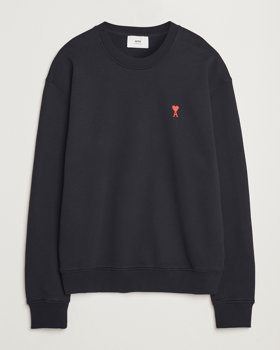 Herre | Gensere | AMI | Heart Logo Sweatshirt Black