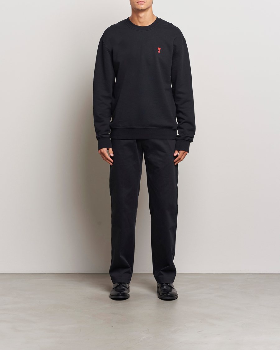 Herre | Gensere | AMI | Heart Logo Sweatshirt Black