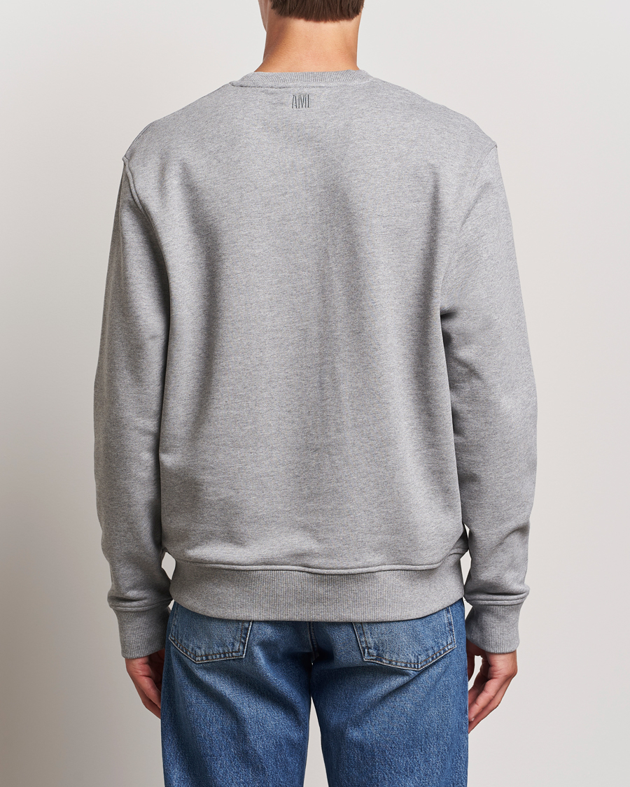 Herre | Gensere | AMI | Heart Logo Sweatshirt Heather Grey