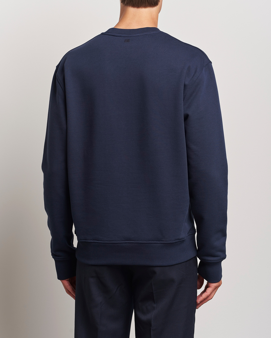 Herre | Gensere | AMI | Tonal Heart Logo Sweatshirt Night Blue