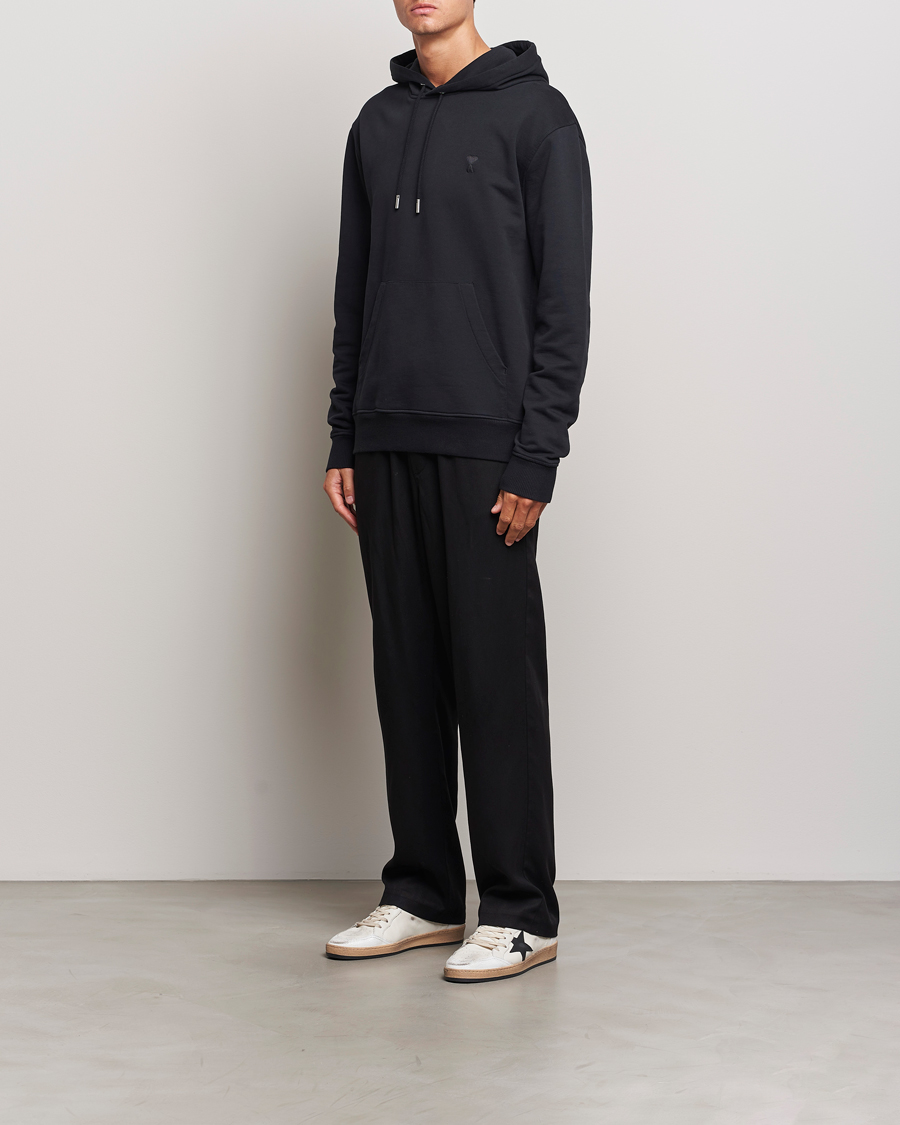 Herre | Gensere | AMI | Tonal Heart Logo Hoodie Black