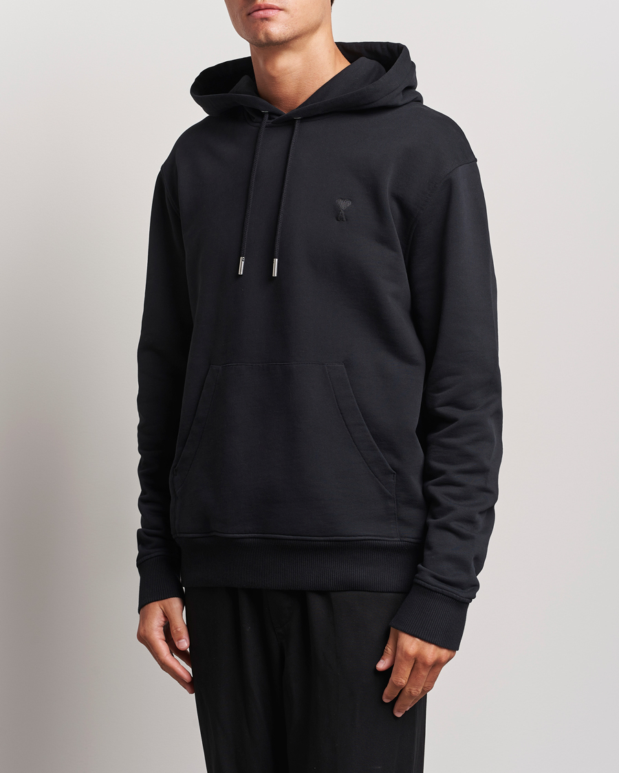 Herre | Gensere | AMI | Tonal Heart Logo Hoodie Black