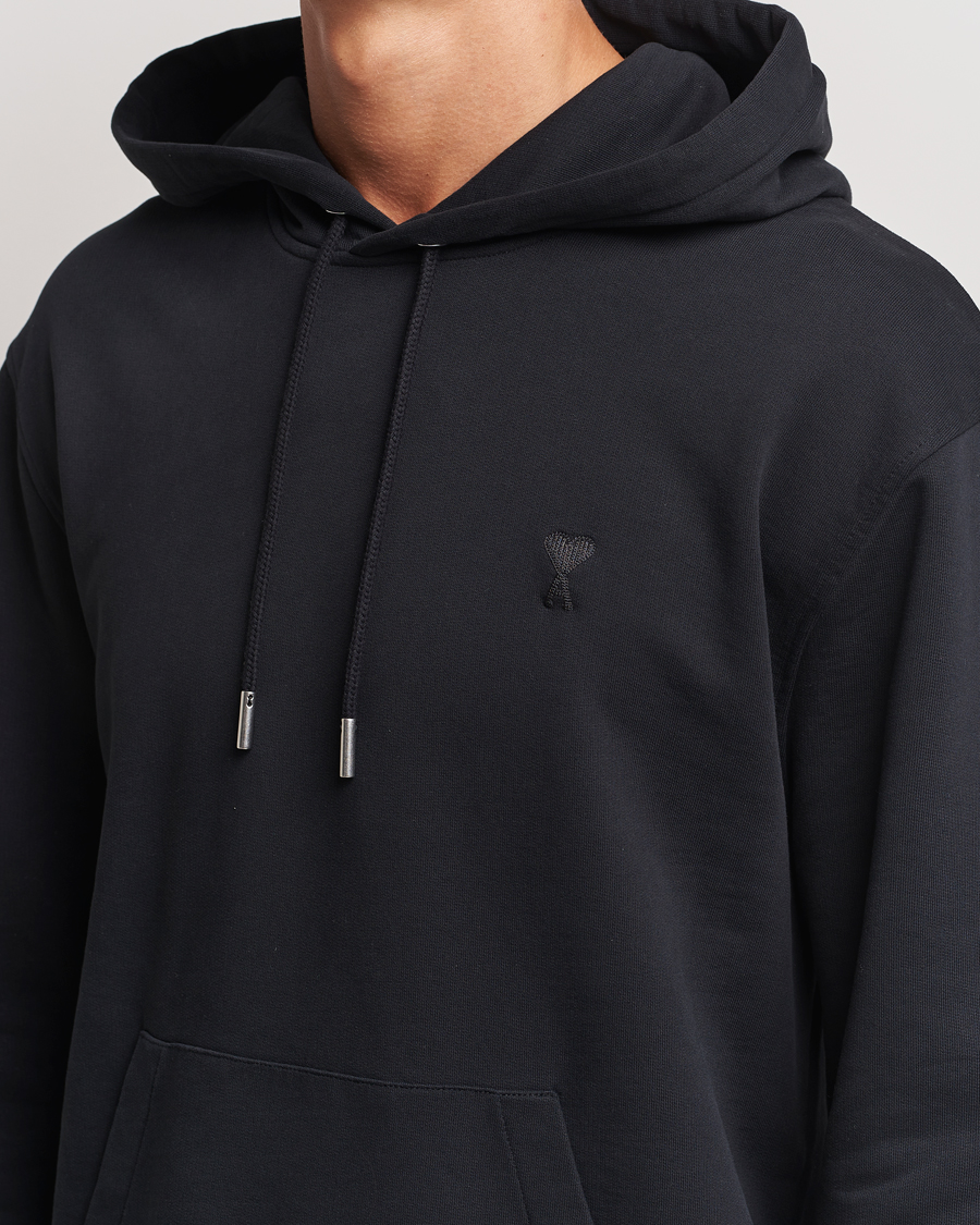 Herre | Gensere | AMI | Tonal Heart Logo Hoodie Black