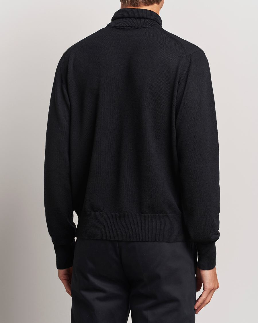 Herre | Gensere | AMI | Heart Logo Wool Turtleneck Black