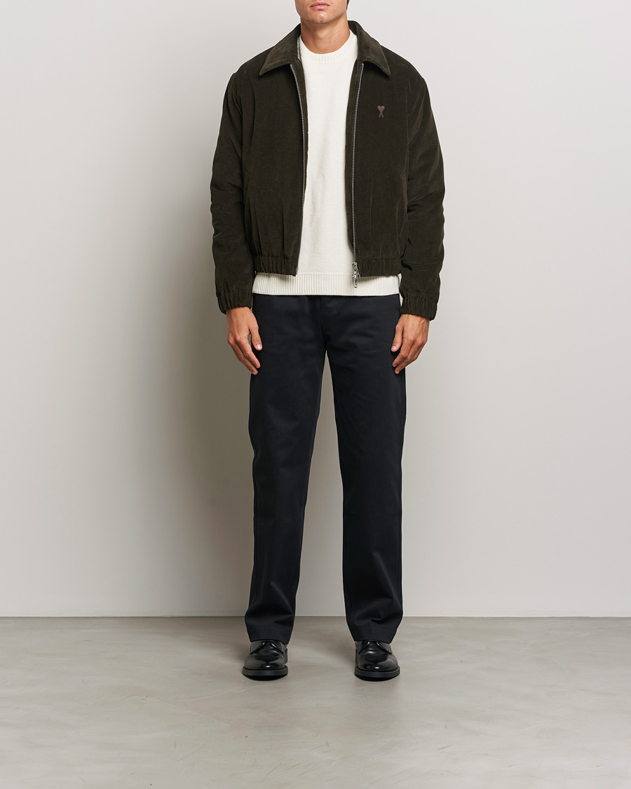 Herre | Jakker | AMI | Light Padded Corduroy Jacket Dark Coffee