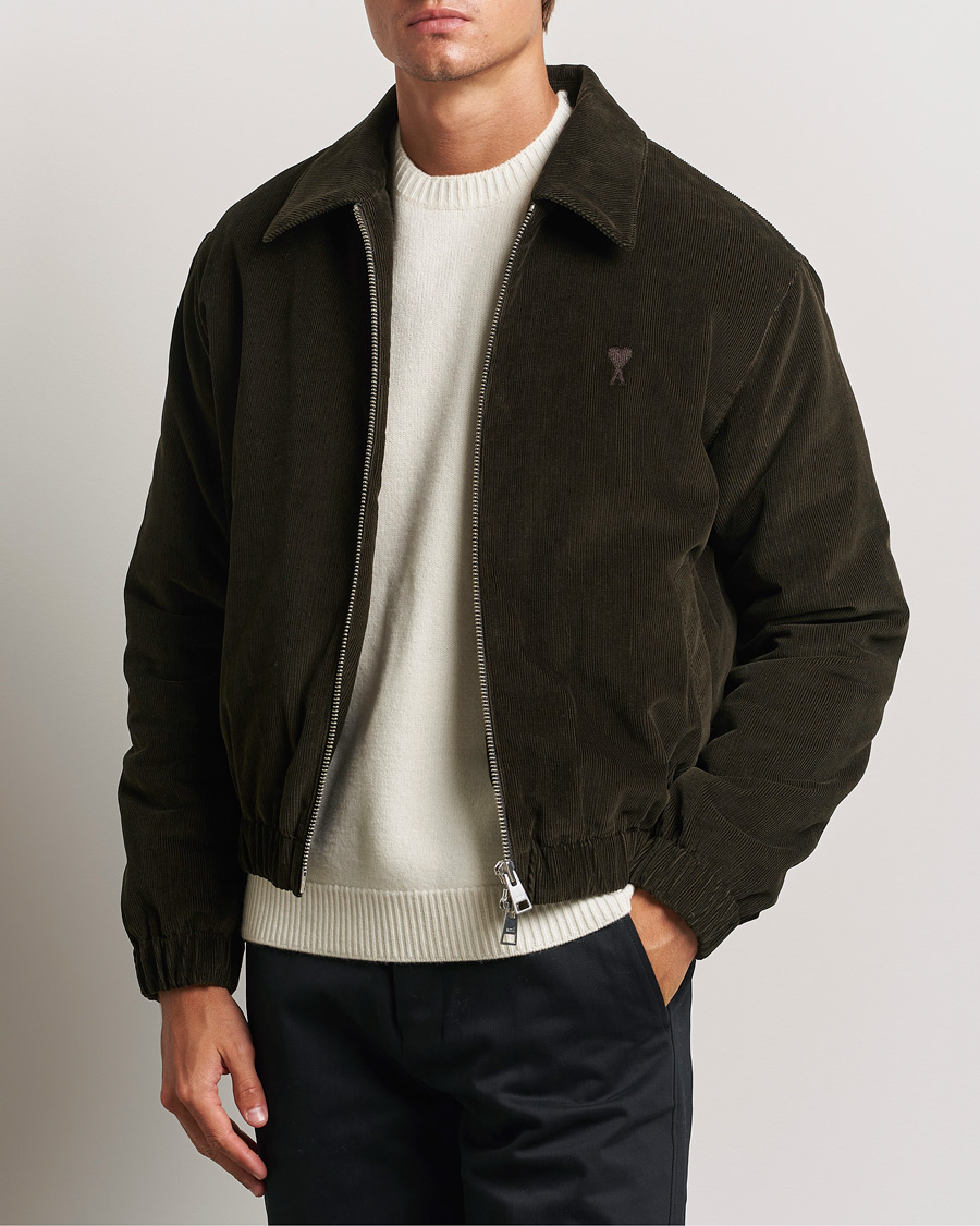 Herre | Jakker | AMI | Light Padded Corduroy Jacket Dark Coffee