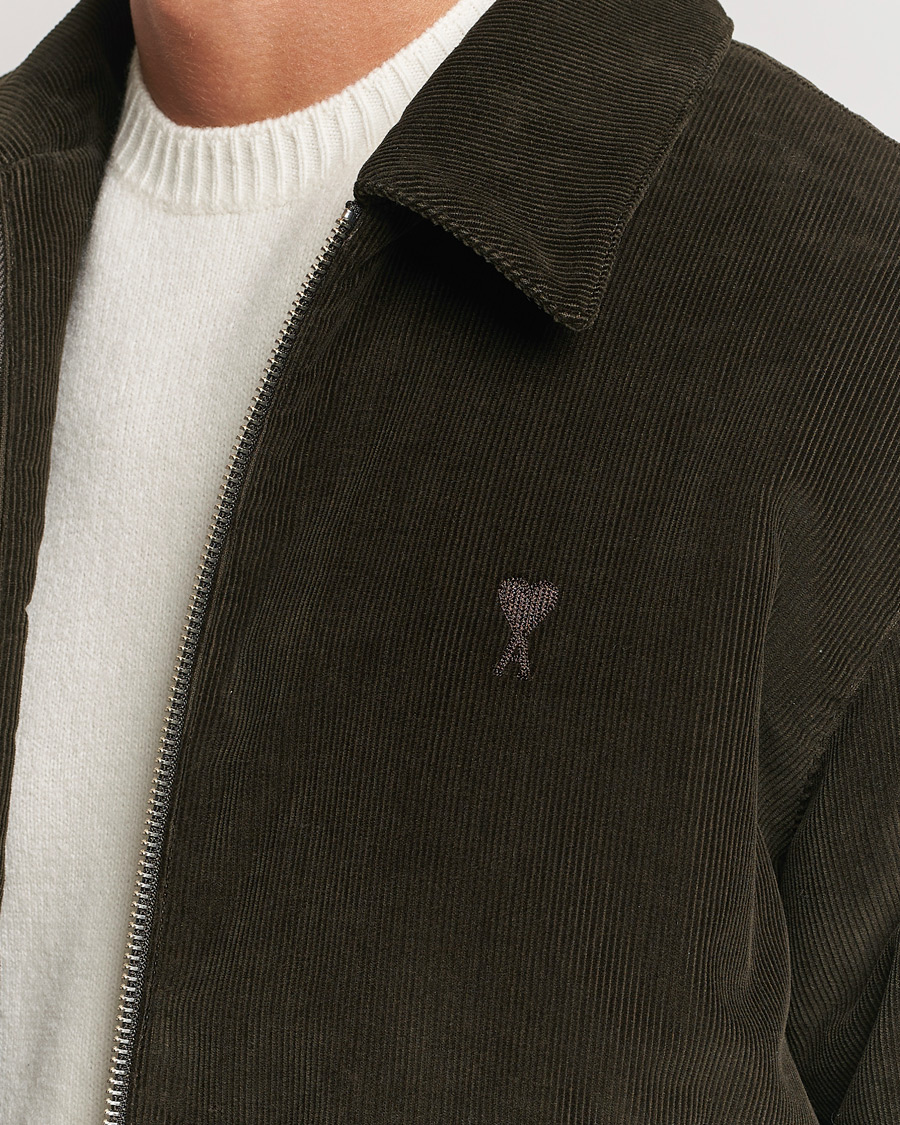 Herre | Jakker | AMI | Light Padded Corduroy Jacket Dark Coffee