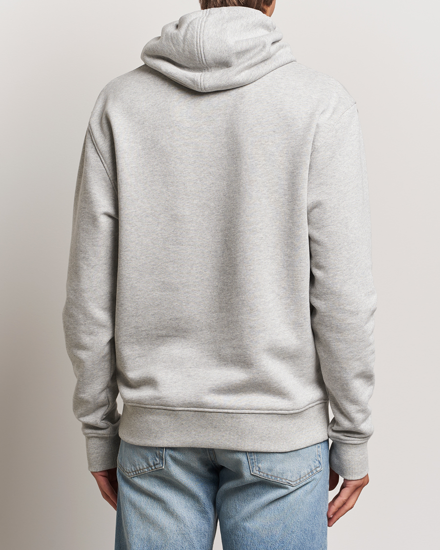 Herre | Gensere | AMI | Paris Logo Hoodie Heather Ash Grey