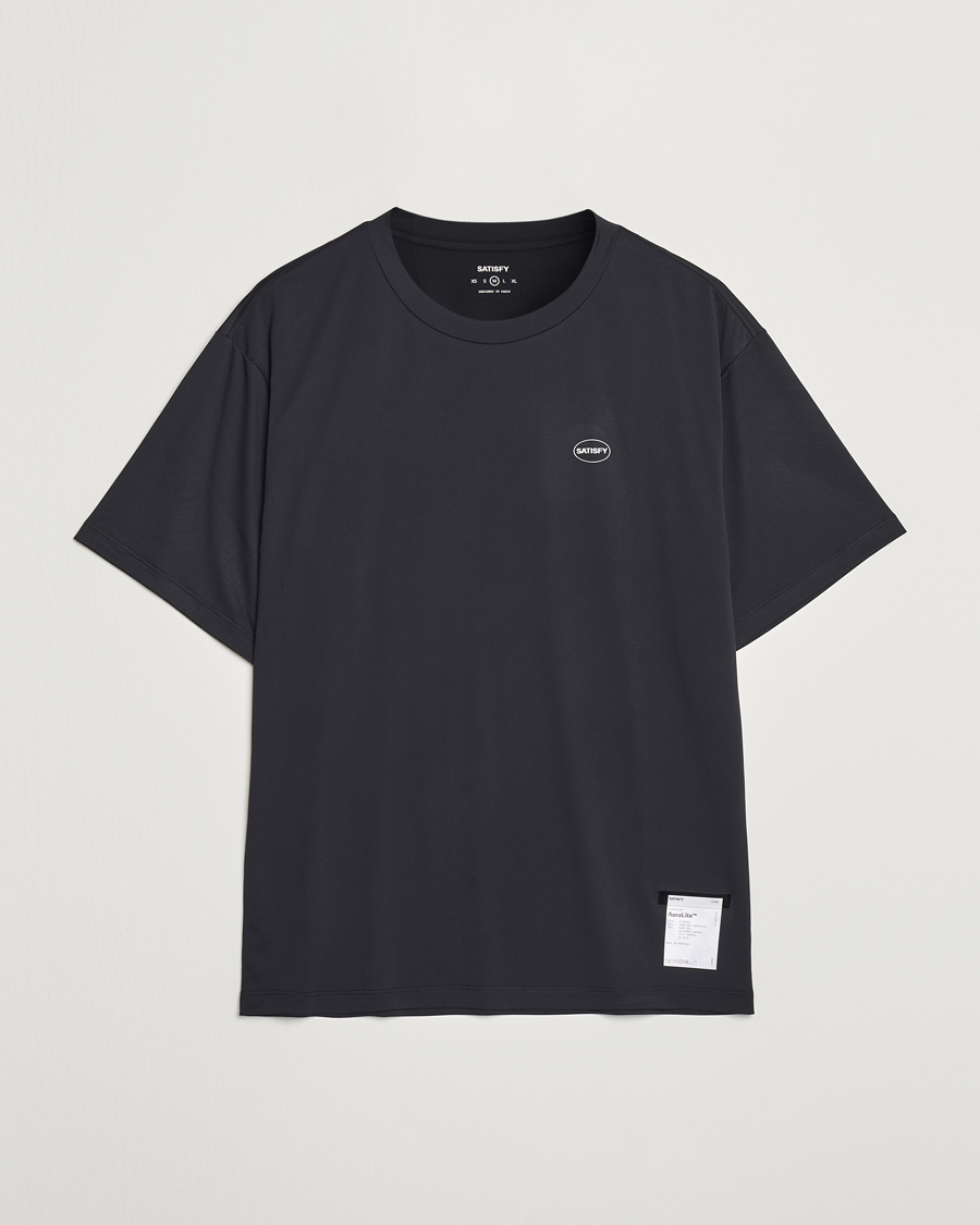 Herre | T-Shirts | Satisfy | AuraLite T-Shirt Black