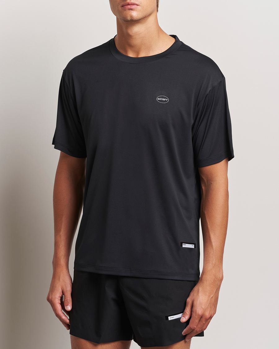 Herre | T-Shirts | Satisfy | AuraLite T-Shirt Black