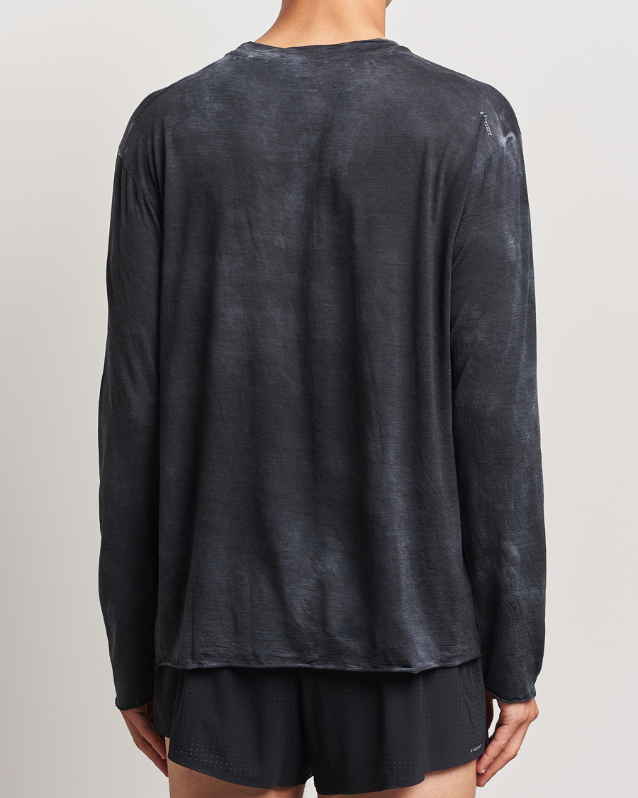 Herre | T-Shirts | Satisfy | CloudMerino Long Sleeve T-Shirt Sun Bleached Black