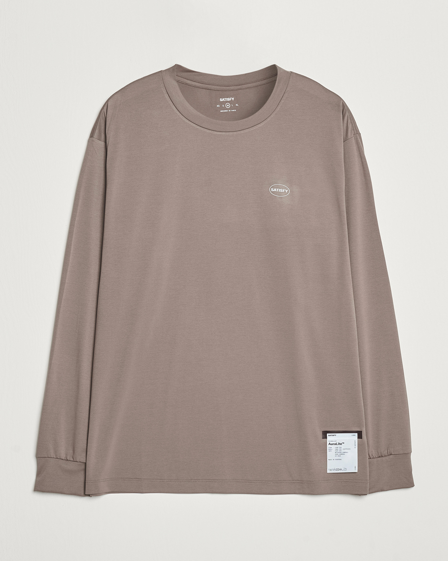 Herre | T-Shirts | Satisfy | AuraLite Long Sleeve T-Shirt Falcon