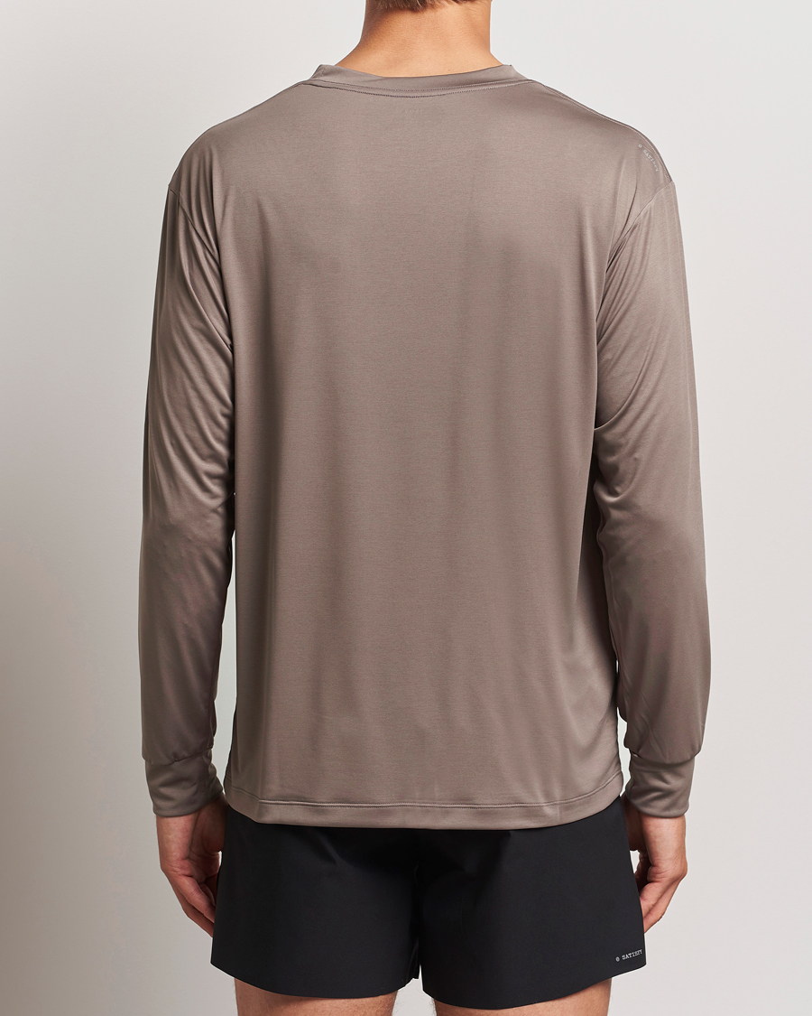 Herre | T-Shirts | Satisfy | AuraLite Long Sleeve T-Shirt Falcon
