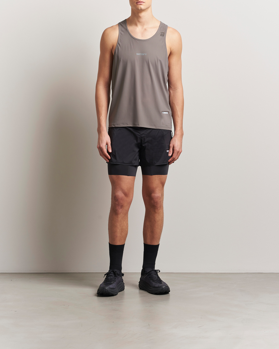 Herre | Shorts | Satisfy | TechSilk 8 Inch Shorts Black
