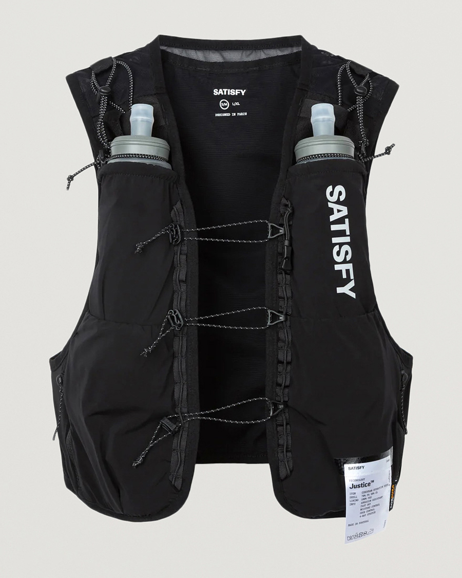 Herre | Satisfy Justice Cordura Hydration Vest Black | Satisfy | Justice Cordura Hydration Vest Black