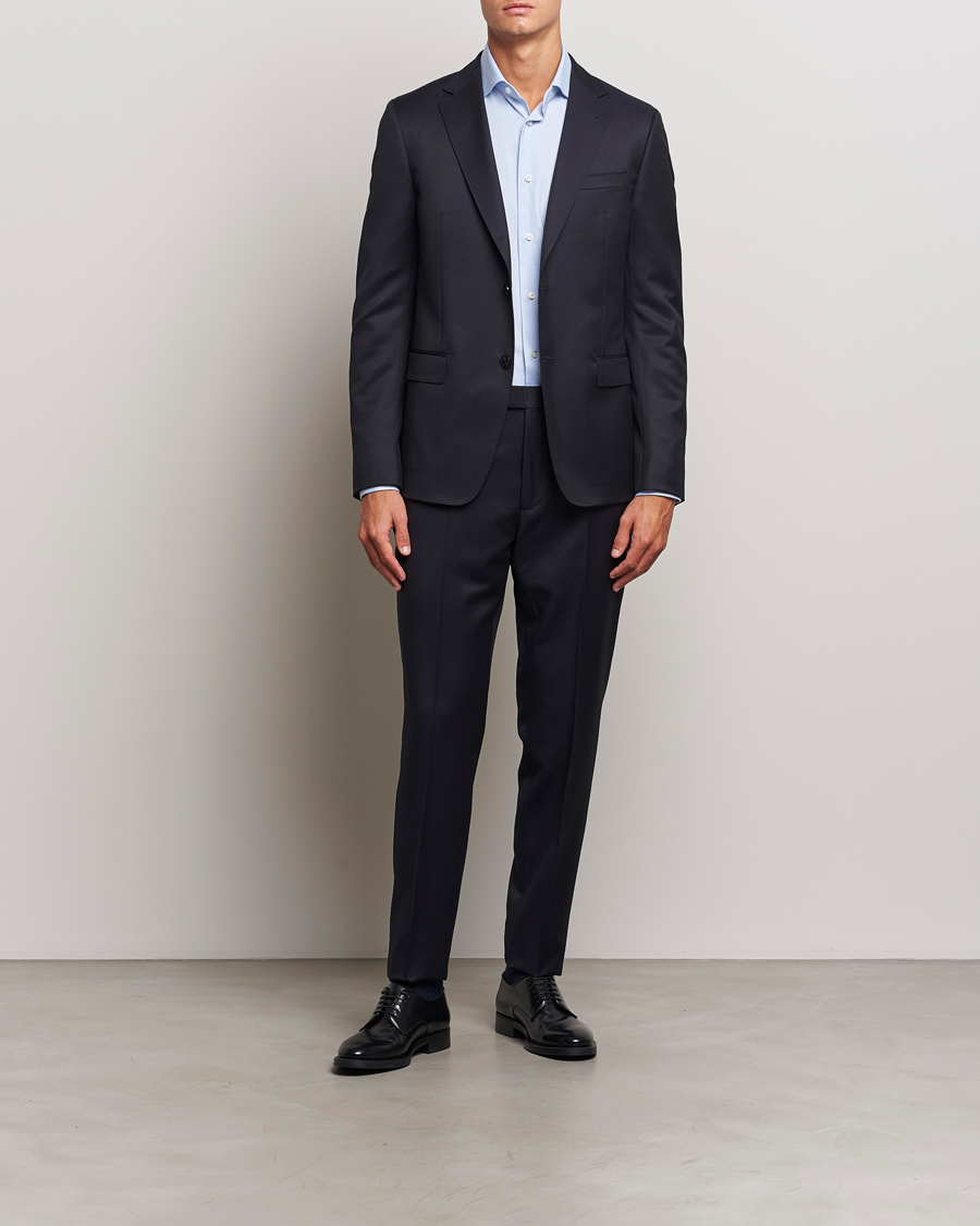 Herre | Dresser | Zegna | Tailored Wool Suit Midnight