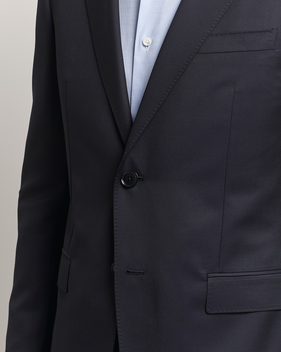 Herre | Dresser | Zegna | Tailored Wool Suit Midnight