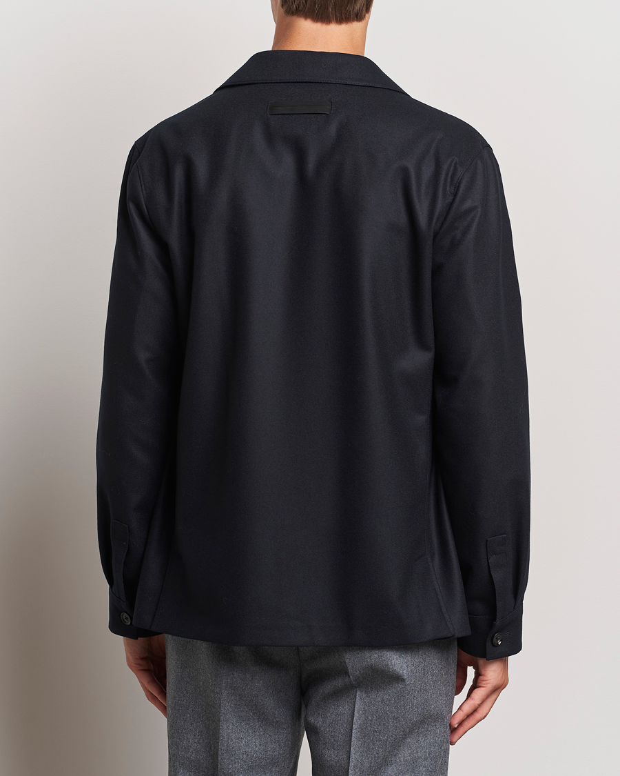 Herre | Jakker | Zegna | Flannel Chore Jacket Black
