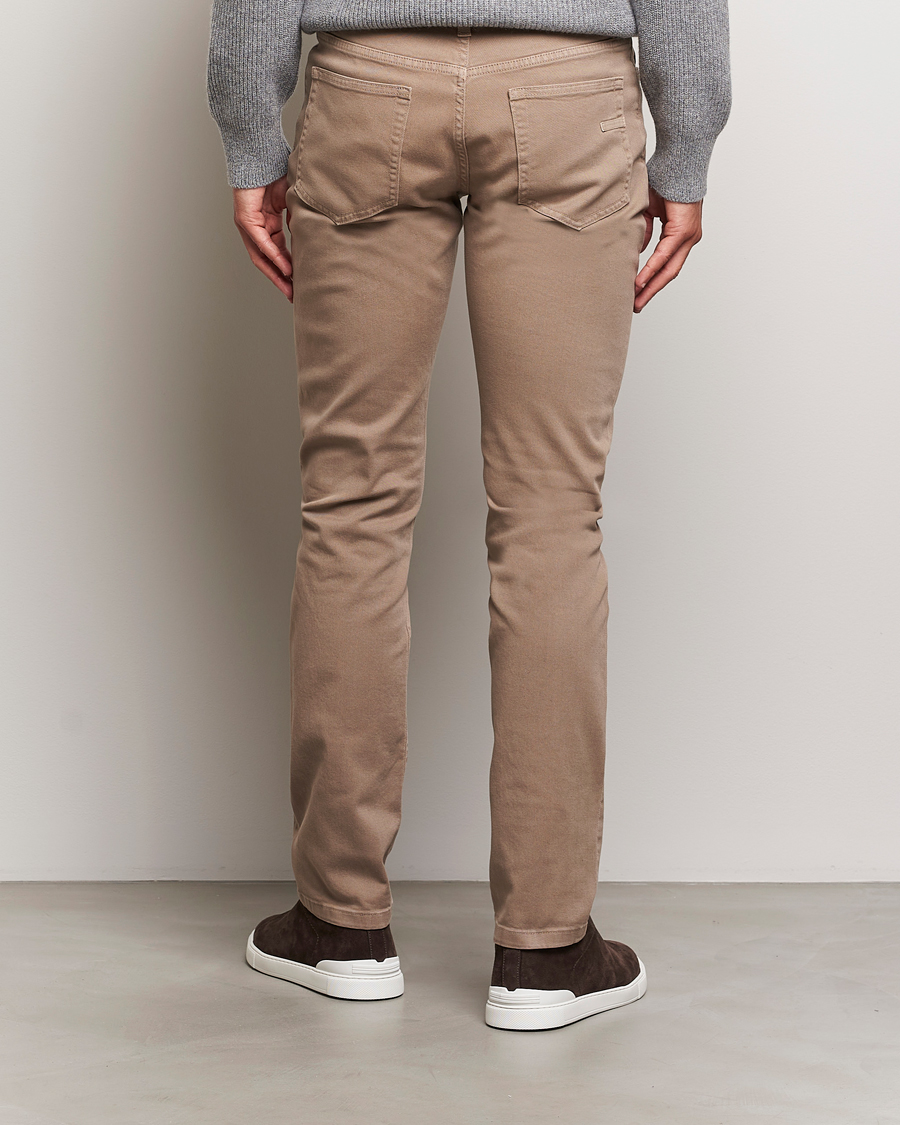 Herre | Bukser | Zegna | 5-Pocket Comfort Denim Pants Beige