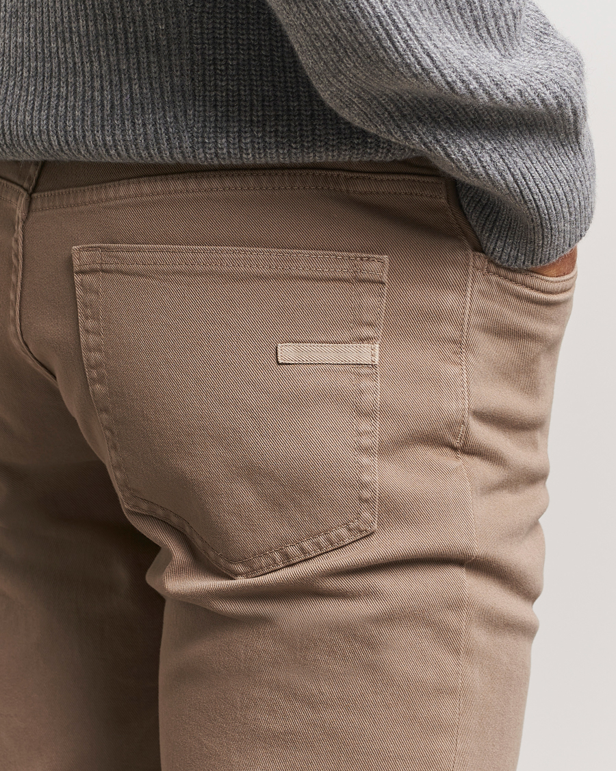 Herre | Bukser | Zegna | 5-Pocket Comfort Denim Pants Beige