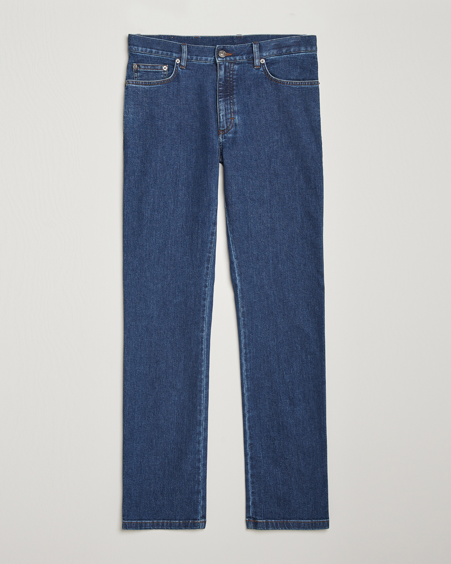 Herre | Jeans | Zegna | 5-Pocket Denim Jeans Stone Washed