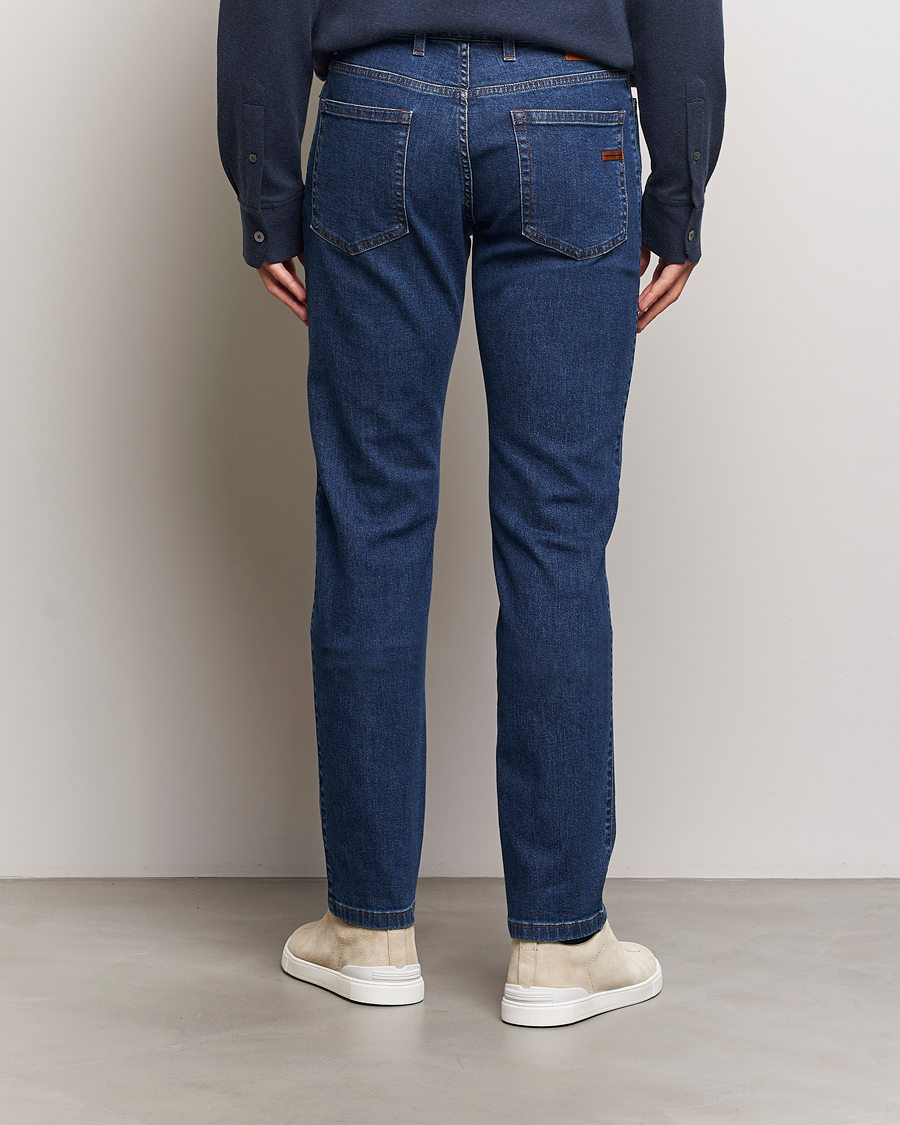 Herre | Jeans | Zegna | 5-Pocket Denim Jeans Stone Washed