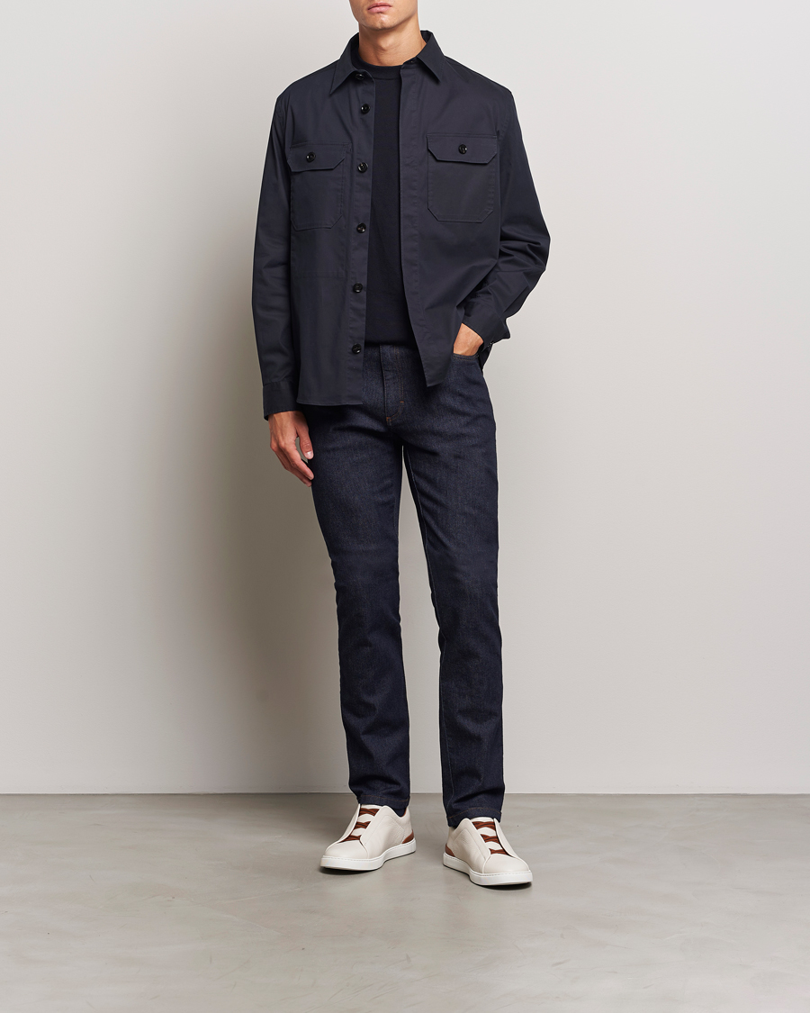 Herre | Jeans | Zegna | 5-Pocket Denim Jeans Dark Rinse
