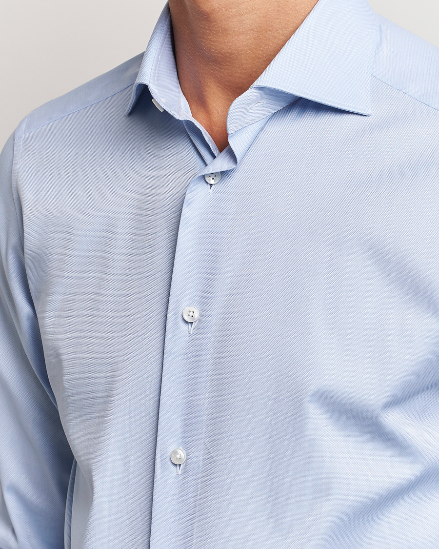Herre | Skjorter | Zegna | Slim Fit Oxford Dress Shirt Light Blue