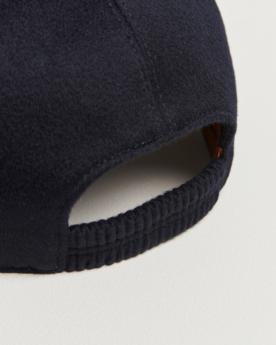 Herre | Zegna Cashmere Baseball Cap Navy | Zegna | Cashmere Baseball Cap Navy