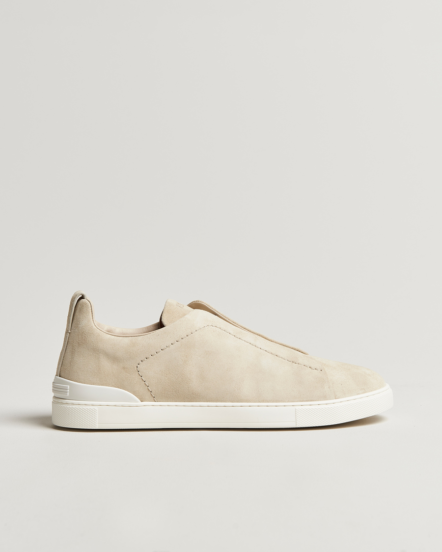 Herre | Zegna Triple Stitch Sneakers Butter Suede | Zegna | Triple Stitch Sneakers Butter Suede