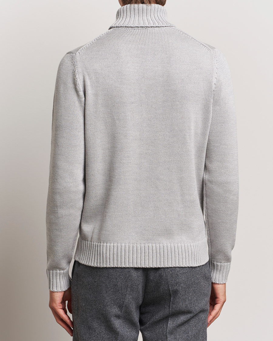 Herre | Gensere | Zanone | Virgin Merino Wool Rollneck Light Grey