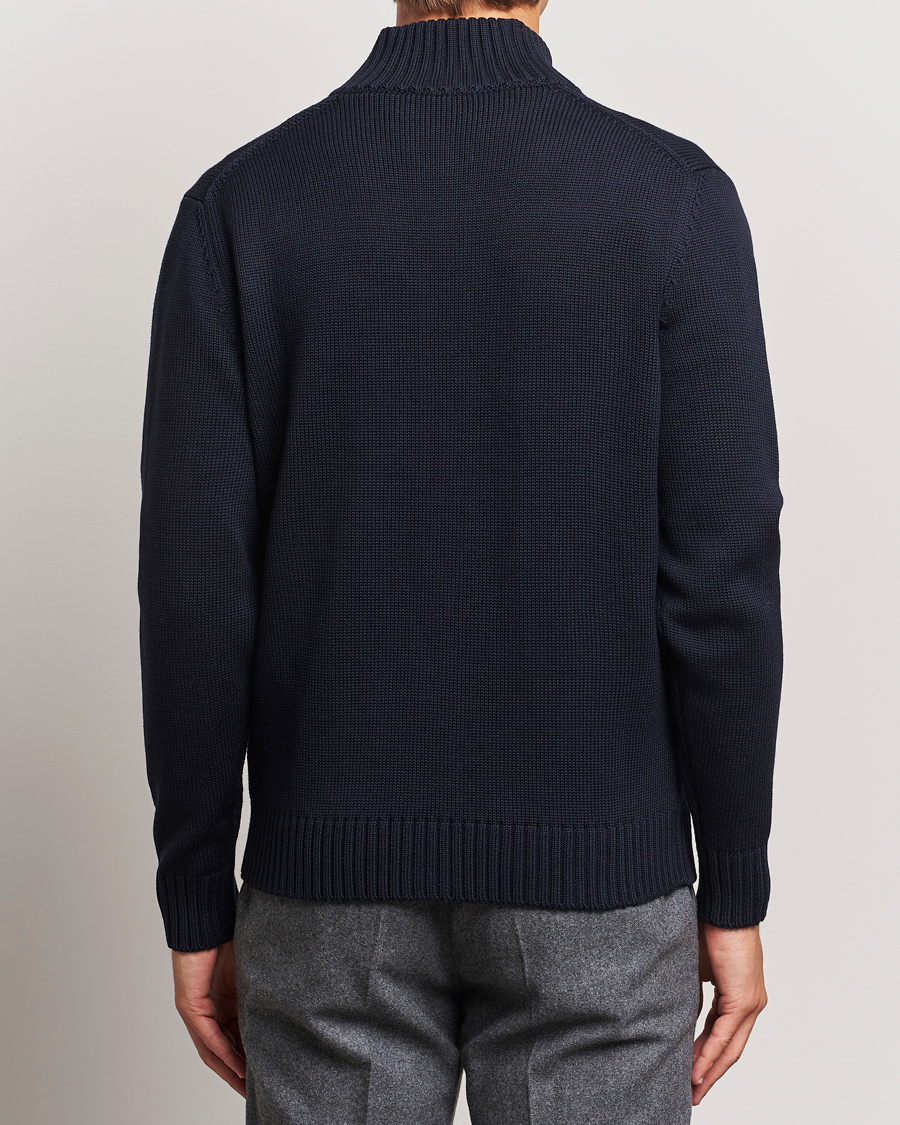 Herre | Gensere | Zanone | Virgin Merino Wool Chioto Cardigan Navy