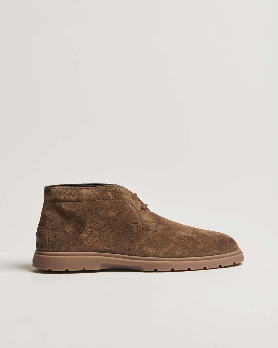 Herre | Tod's Polacco Chukka Boots Olive Suede | Tod's | Polacco Chukka Boots Olive Suede