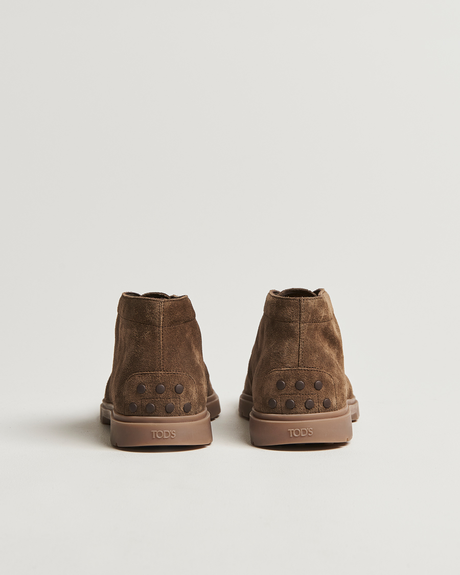 Herre | Tod's Polacco Chukka Boots Olive Suede | Tod's | Polacco Chukka Boots Olive Suede