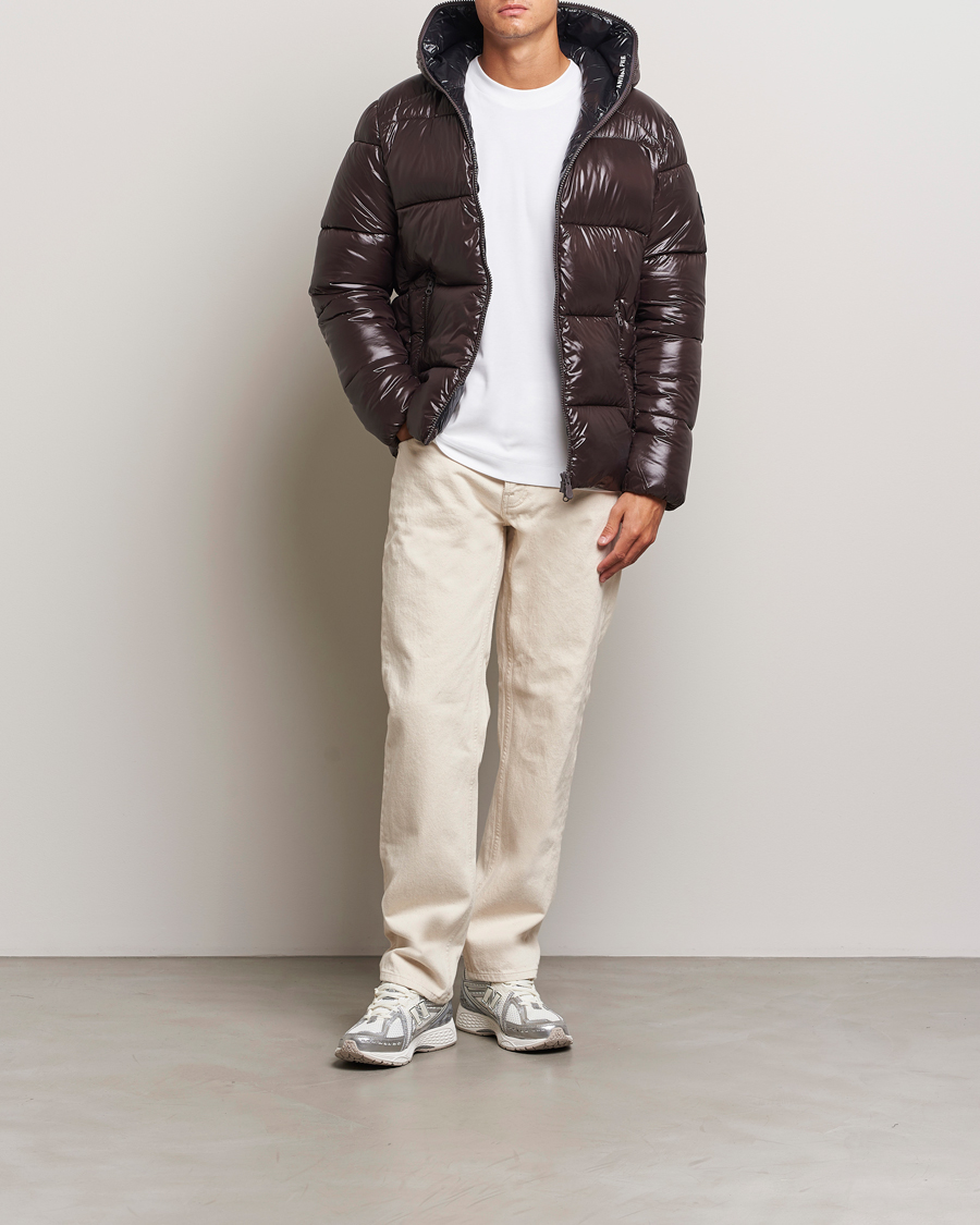 Herre | Jakker | Save The Duck | Edgard Padded Puffer Brown Black