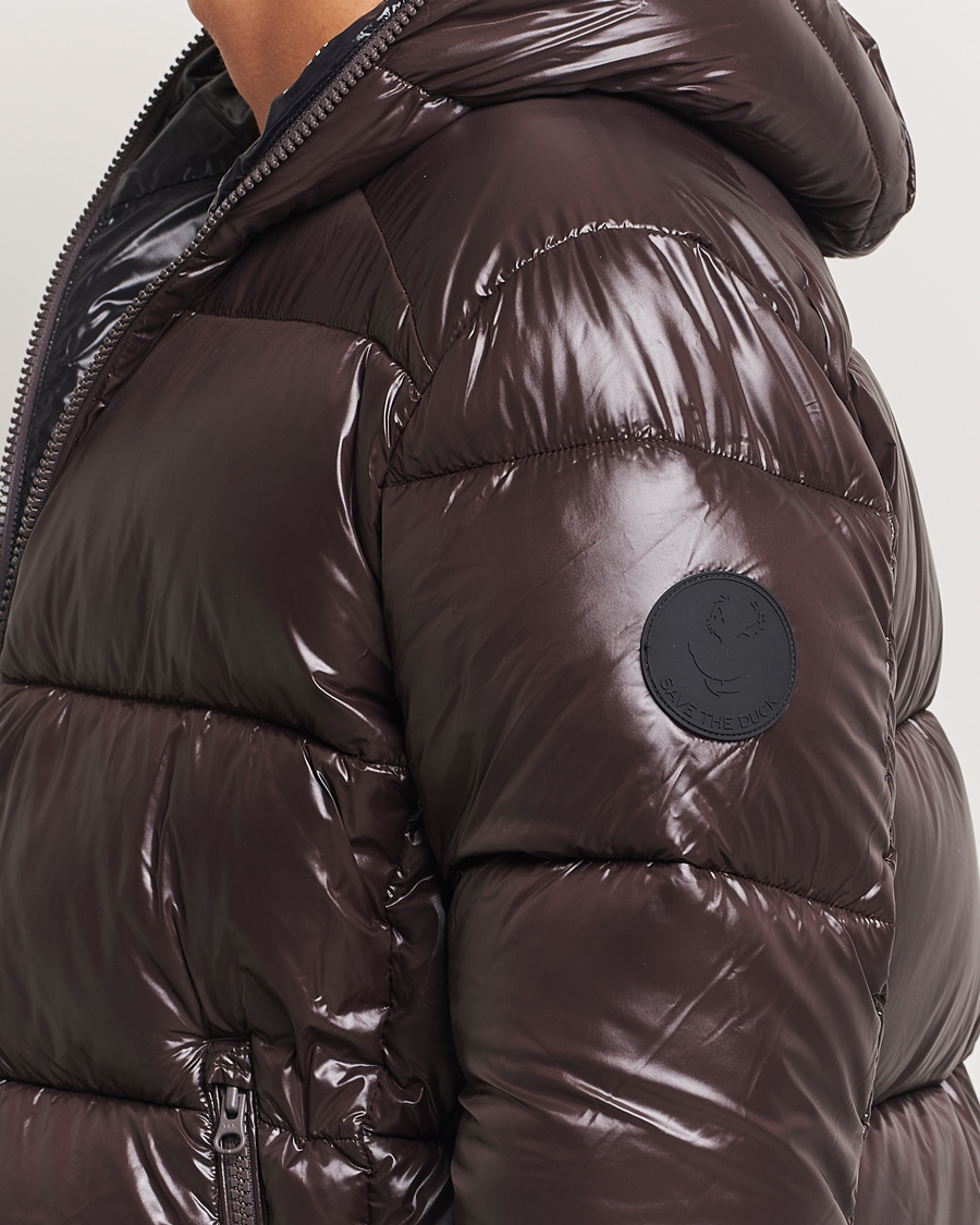 Herre | Jakker | Save The Duck | Edgard Padded Puffer Brown Black